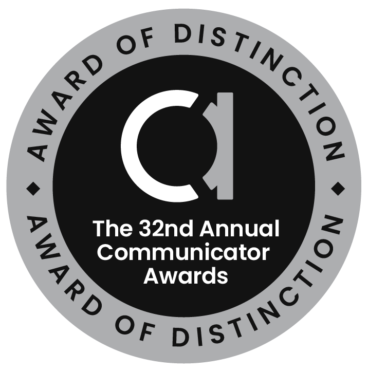 The 31st Annual Communicator Awards Award of Excellence